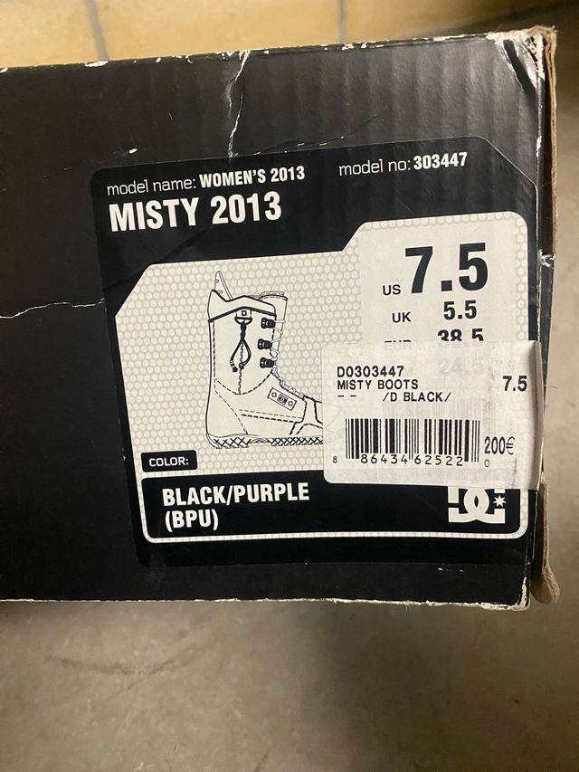 Botas Snowboard DC Misty Mujer Talla 38.5