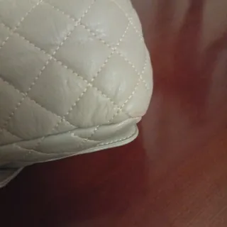 Bolso Purificación García Piel Beige/Gris