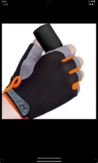 Guantes Ciclismo Medio Dedo Talla L
