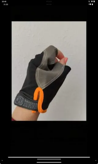 Guantes Ciclismo Medio Dedo Talla L
