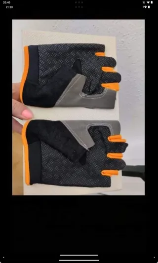 Guantes Ciclismo Medio Dedo Talla L