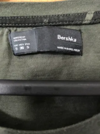 Camiseta estampada hojas hombre