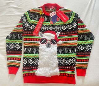 Navidad Jersey Con Luces Suéter Unisex Festivo