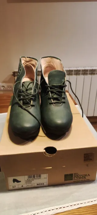 Botín El Naturalista verde talla 37