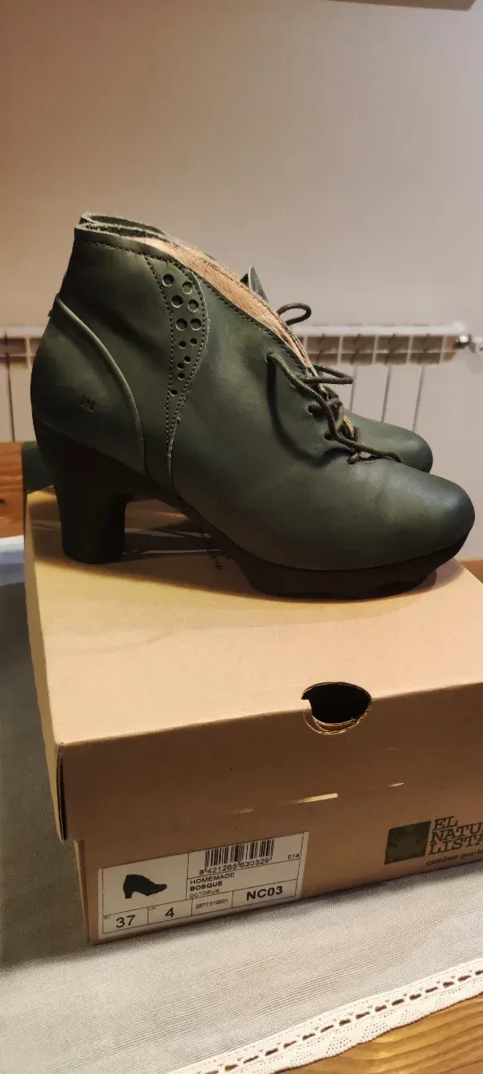 Botín El Naturalista verde talla 37