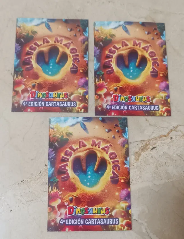 Cartas Dinosaurus 4ª Edición 2, 11, 17 Gus Egor