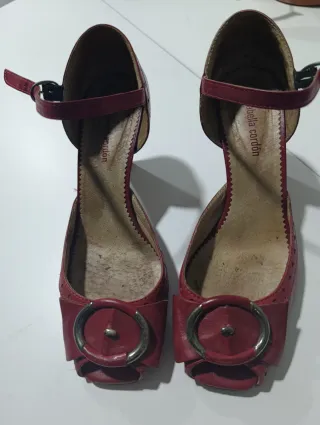 Sandalias Isabella Cordón Piel con pulsera y tacón