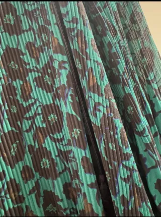 Vestido largo Sfera verde y negro Talla L