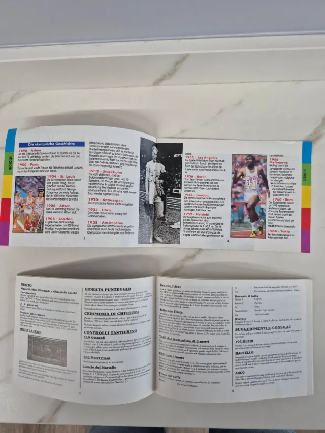 Manuales Olympic Gold Sega Game Gear