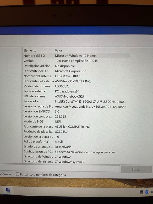Portátil ASUS UX305UA Negro/Gris