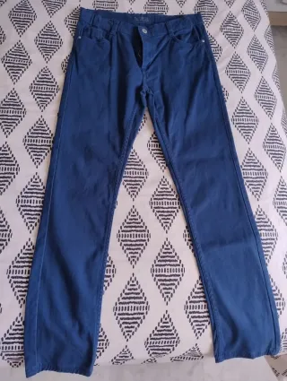 Pantalones niño azul