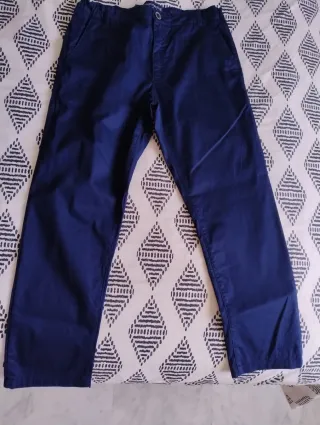 Pantalones niño azul