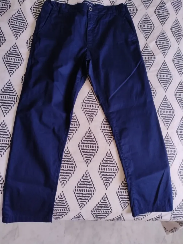 Pantalones niño azul