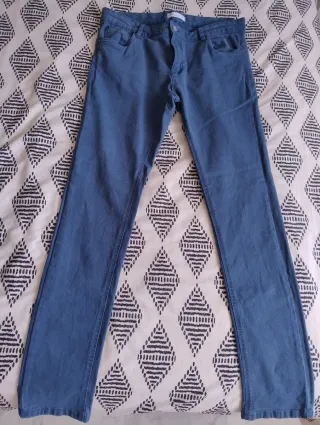 Pantalones niño azul