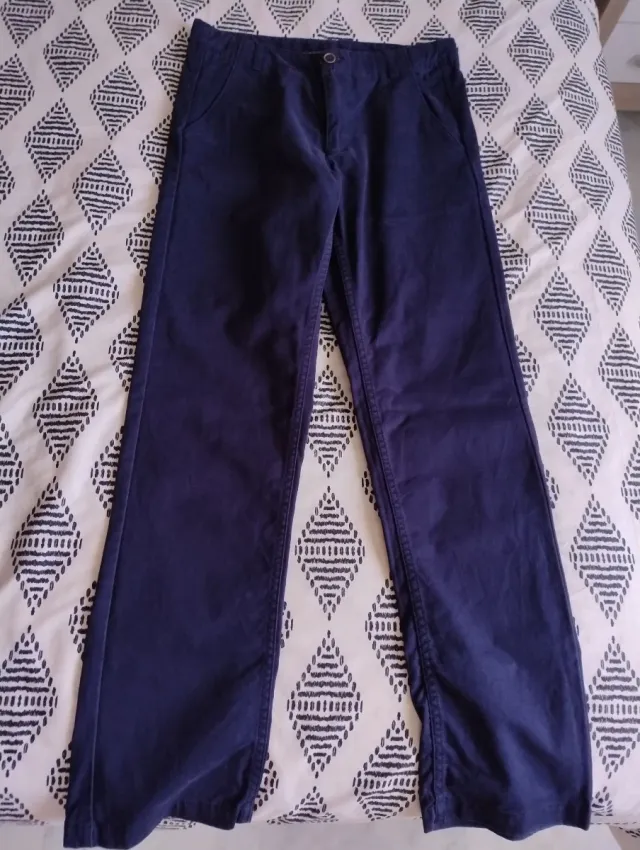 Pantalones niño azul