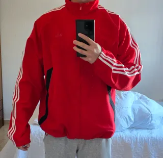 Chaqueta Adidas Vintage Roja