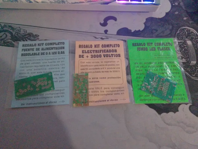 Pack Placas, Conexión y Componentes Electrónicos