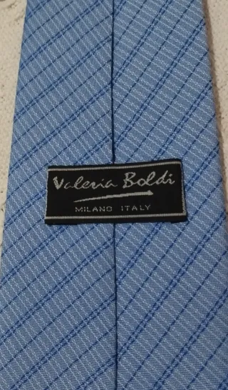 Corbata Valeria Boldi Azul Claro