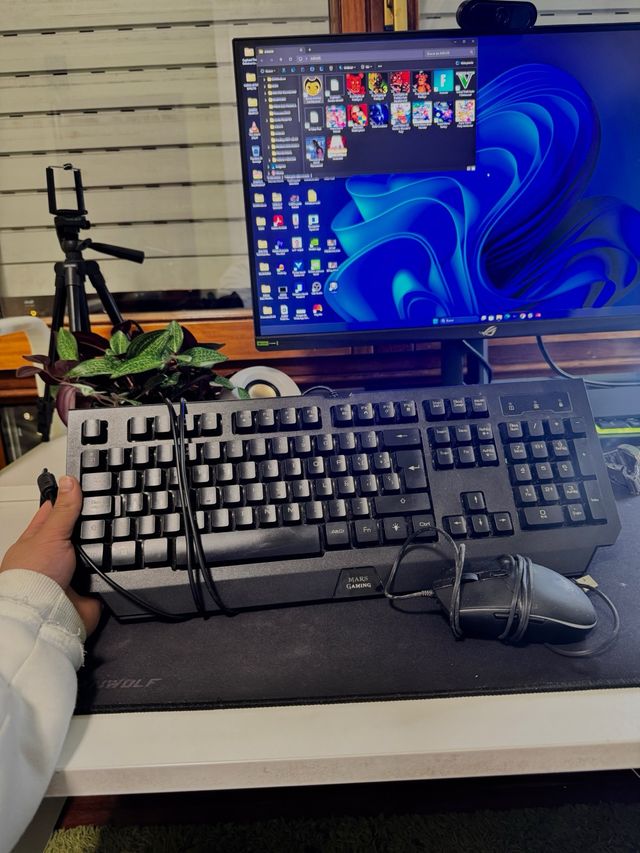 Teclado y Ratón RGB Mars Gaming