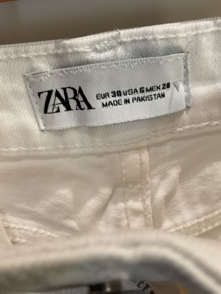 Pantalón vaquero blanco