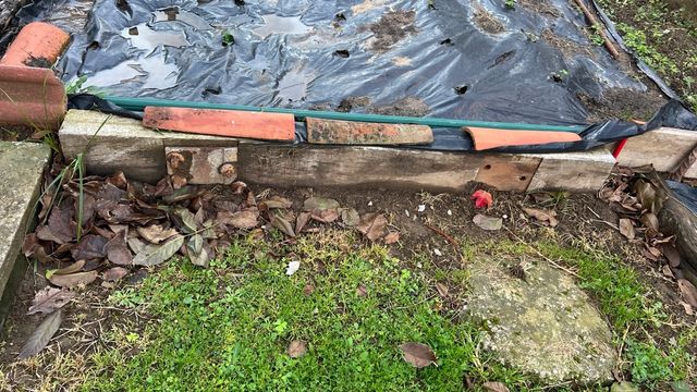 Traviesas de madera para jardín