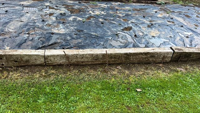 Traviesas de madera para jardín