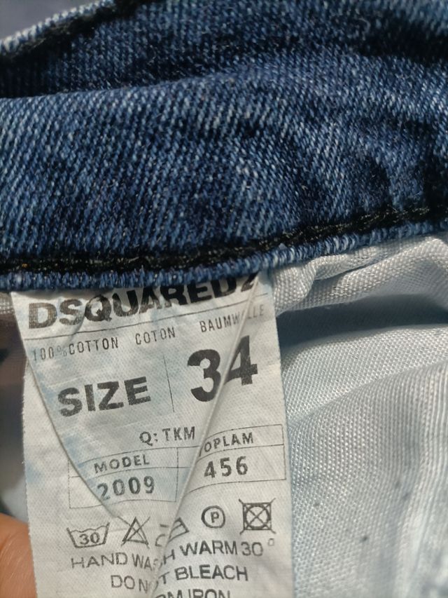Vaqueros Dsquared2 Hombre Talla 34