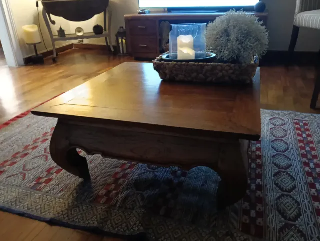 Mesa de centro Tailandesa de madera Teca