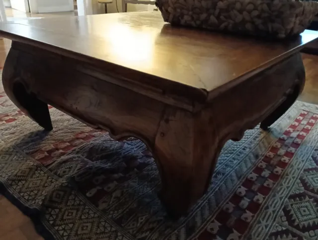 Mesa de centro Tailandesa de madera Teca