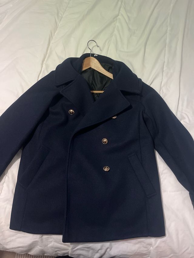 Giacchetta blu navy con bottoni dorati