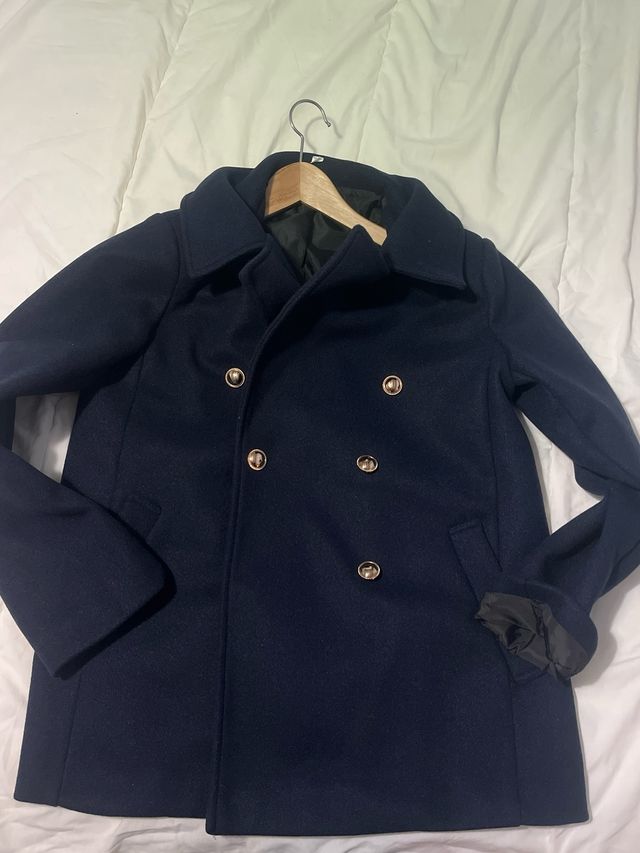 Giacchetta blu navy con bottoni dorati