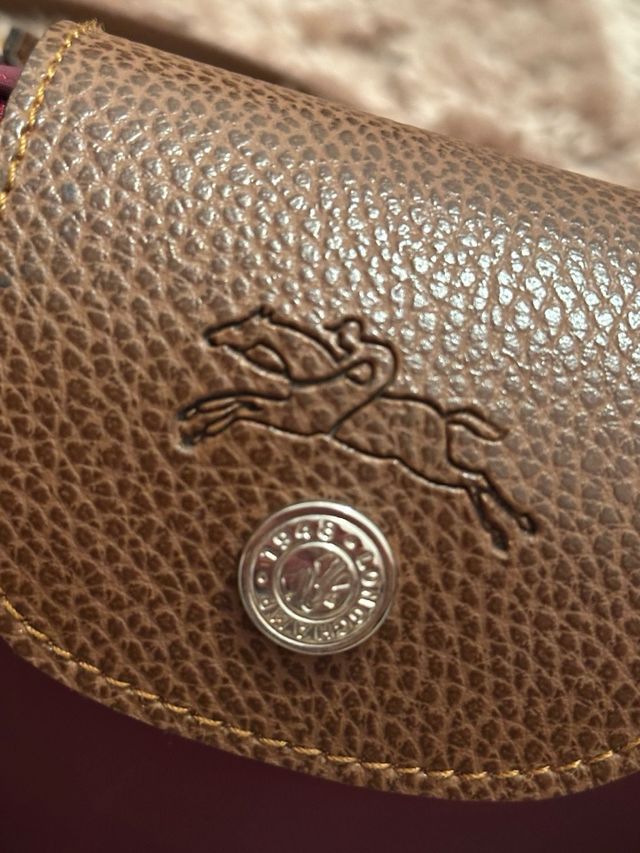 Bolso Longchamp Mini granate 