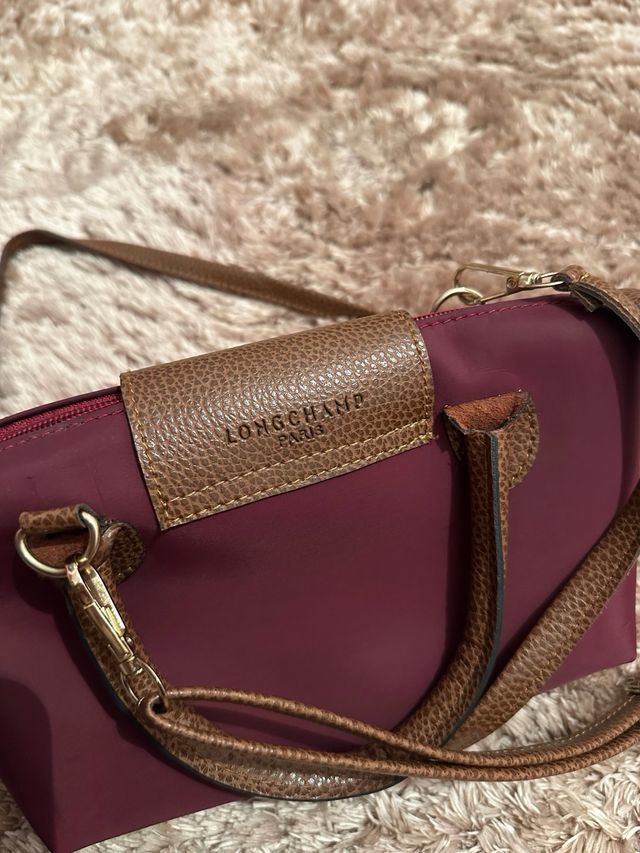 Bolso Longchamp Mini granate 