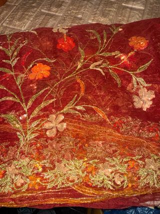 Tela bordada para fiestas