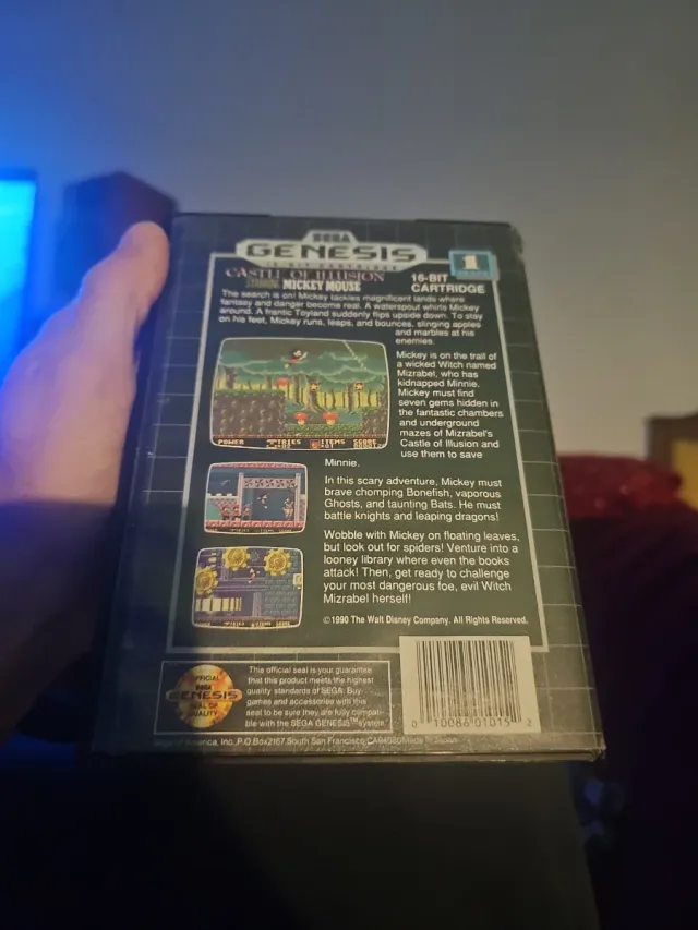 Castle of Illusion Sega Genesis 16 Bit
