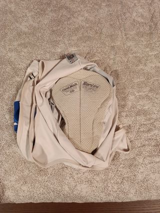 Pinocchietti da ciclismo Santini bianchi