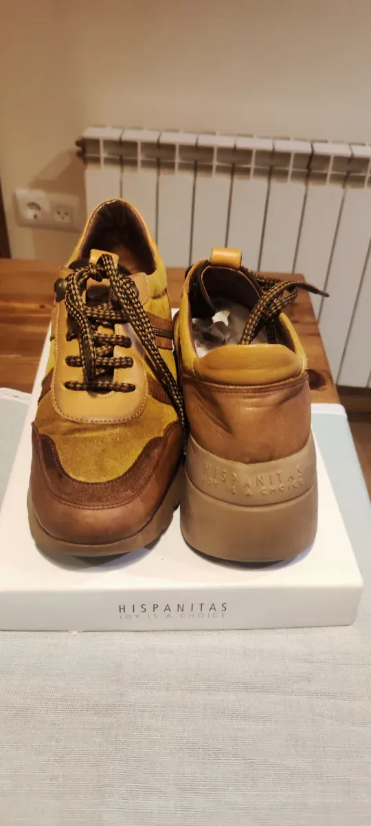 Zapatos Hispanitas Ocre Talla 37