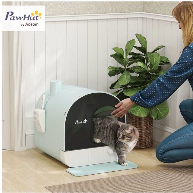 Arenero para gatos PawHut