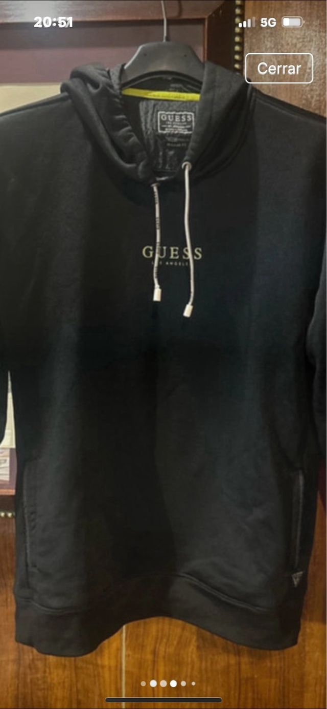Sudadera Guess Los Ángeles Talla M Negra