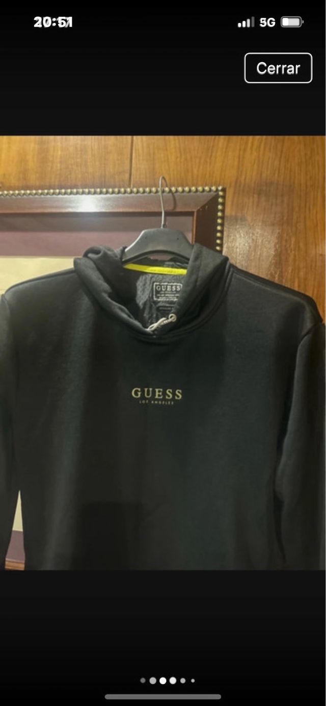 Sudadera Guess Los Ángeles Talla M Negra