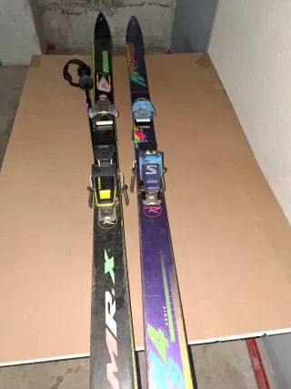 Esquís Rossignol y Salomon