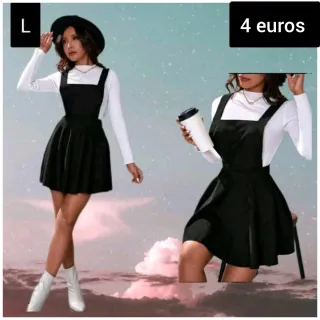 Vestido negro talla L