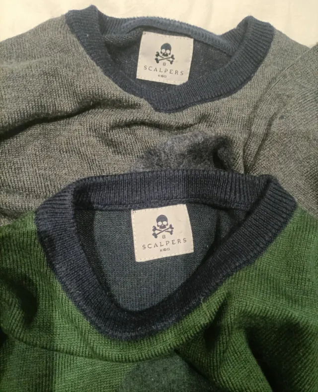 2 Jerseys Scalpers niño talla 8