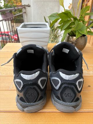 ASICS Scarpe da Ginnastica Uomo Nero Grigio