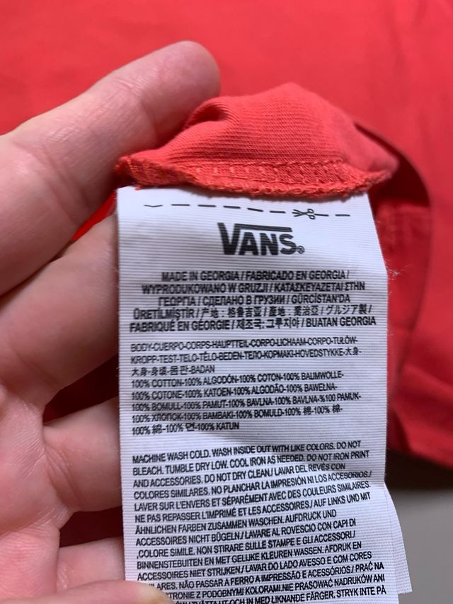 Camiseta Vans King Skull Talla XS