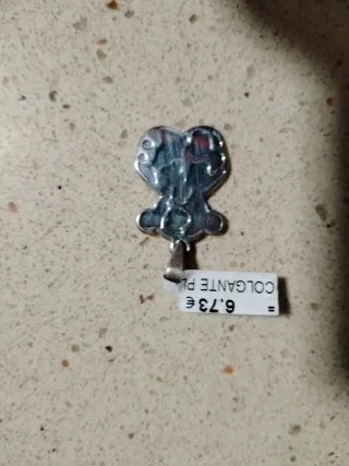 Conjunto PLATA: collar y pendientes Y colgante