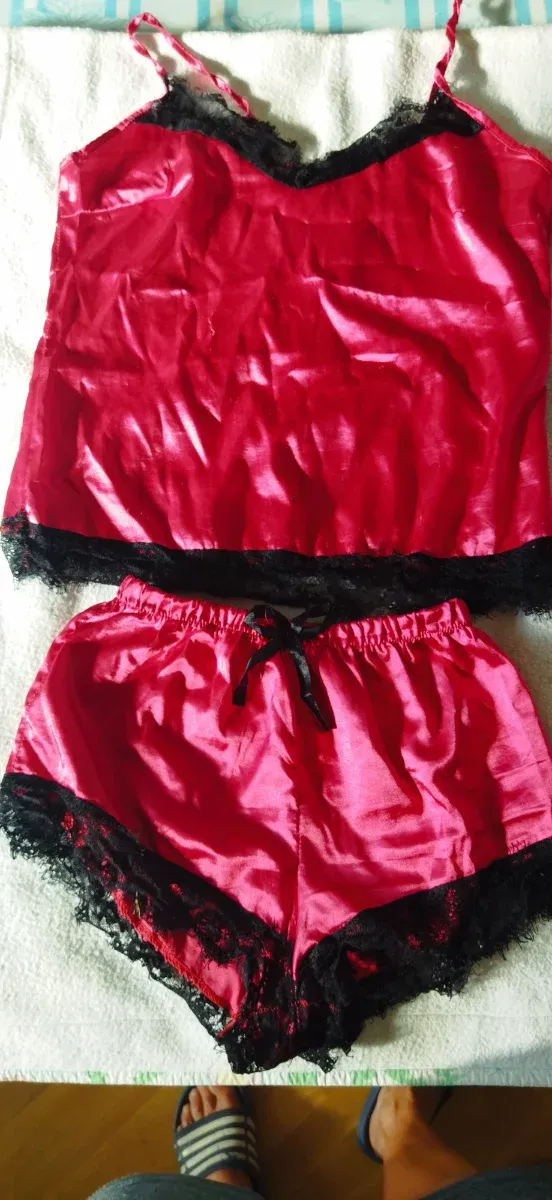 Conjunto Lencería Satén