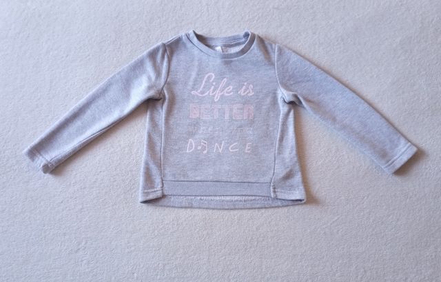 Sudadera Gris Infantil Life is Better
