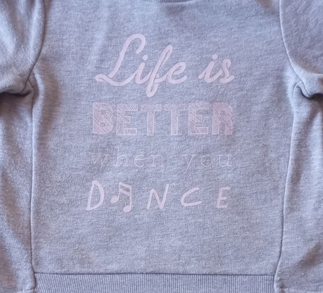 Sudadera Gris Infantil Life is Better