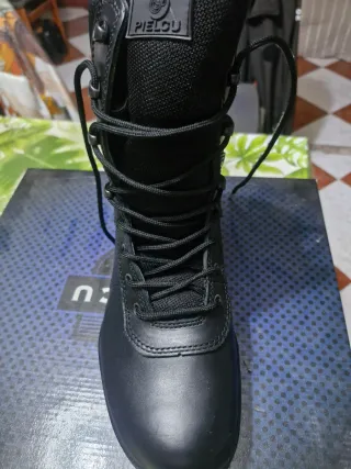 Botas Tácticas Pielcu Impermeables Negras